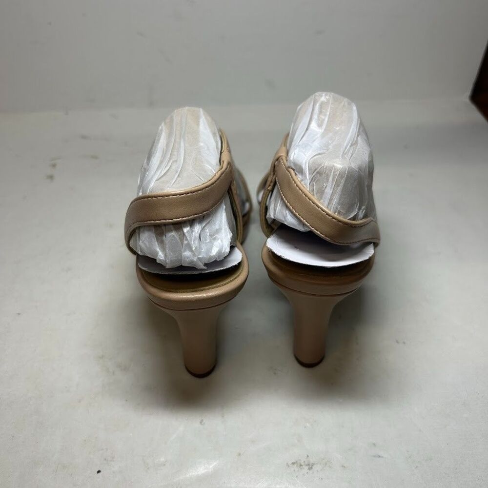 Naturalizer Womens 5.5 M Creme Brulee Brenta Strappy High Heels NIB RJ3 - Picture 3 of 4